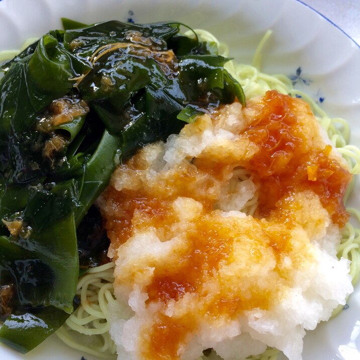 やみつき❣️ぶっかけ、ワカメおろし、にゅうめん❣️